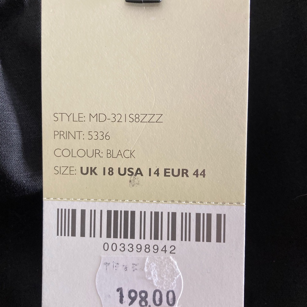 NWT LAURA ASHLEY Cotton Blend Dress  Size 14 - Picture 4 of 5
